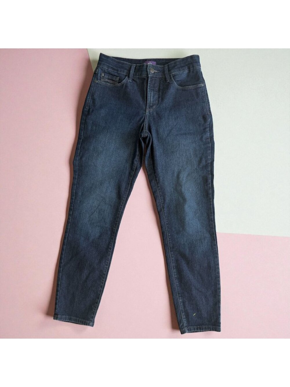 NYDJ Women's Dark Wash Skinny Ankle Pants Size 2